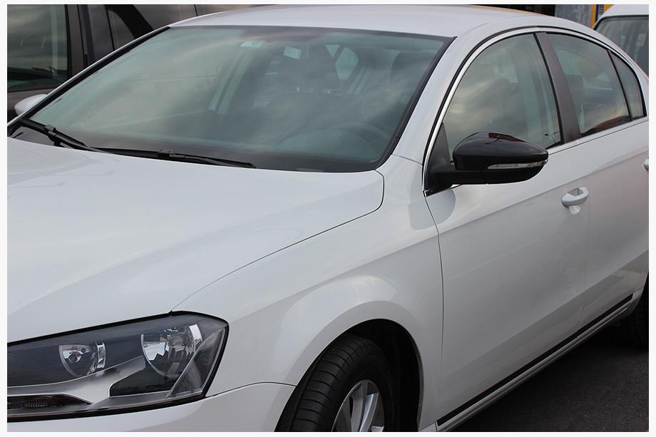 Volkswagen EOS 2011-2016 гг. Накладки на Зеркала (2 шт, Натуральный Карбон) Фото 16
