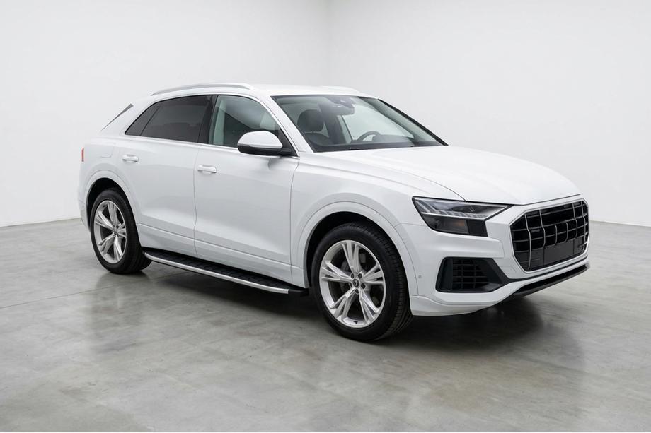 Audi Q8 2018- гг. Боковые пороги Maya V2 (2 шт., Алюминий) Фото 2