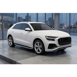 Боковые Подножки Tayga Grey (2 шт., Алюминий) Audi Q8 2018- гг. фото 1