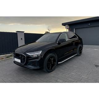 Боковые Подножки Maydos V1 (2 шт., Алюминий и Нержавейка) Audi Q8 2018- гг. фото 1