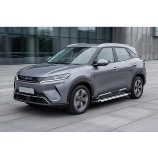 Боковые Подножки Vision New Grey (2 шт., Алюминий) BYD Atto 2/Yuan Up 2024– гг. фото 1