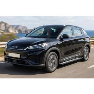 Боковые Подножки Vision New Black (2 шт., Алюминий) BYD Atto 2/Yuan Up 2024– гг. фото 1