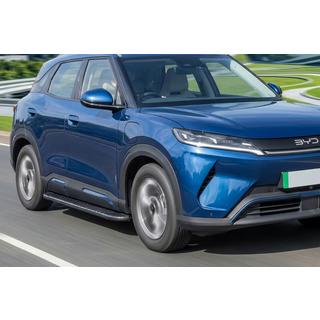 Боковые пороги Bosphorus Black (2 шт., Алюминий) BYD Atto 2/Yuan Up 2024– гг. фото 1