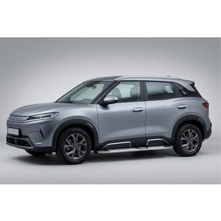 Боковые Подножки Mevsim Grey (2 шт., Алюминий) BYD Atto 2/Yuan Up 2024– гг. фото 1