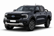 Ford Ranger 2022- гг. Рейлинги серые OEM (ABS-пластик, установка на клей) фото 1