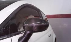 Fiat 500/500L 2013-2022 гг. Накладки на Зеркала 2007-2015 (2 шт., Натуральный Карбон) фото 3