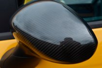Fiat 500/500L 2013-2022 гг. Накладки на Зеркала 2007-2015 (2 шт., Натуральный Карбон) фото 12