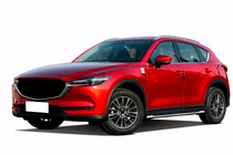 Mazda CX-5 2017–2025 гг. Интегрированные рейлинги HARMS (2 шт.) Серый фото 1