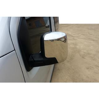 Накладки на Зеркала Верхние (2 шт, Нержавейка) Fiat Fiorino/Qubo 2008-2024 гг. фото 1