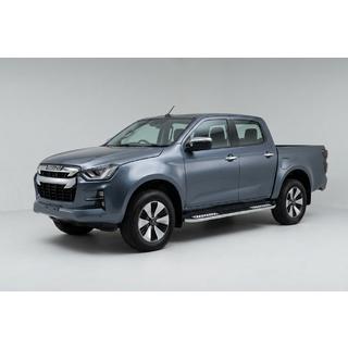 Боковые пороги Tayga V2 (2 шт., Алюминий) Isuzu D-Max 2019- гг. фото 1