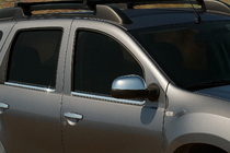 Nissan Terrano 2014- гг. Накладки на Зеркала Вариант 1 (2 шт) фото 1