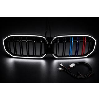 Ноздри M-Color LED (2022+, чёрный глянец) BMW 3 серия G20/G21 2018- гг. фото 4
