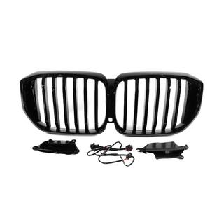 Ноздри 1 Bar LED (2019-2022, черный глянец) BMW X5 G05 2019–2026 гг. фото 1