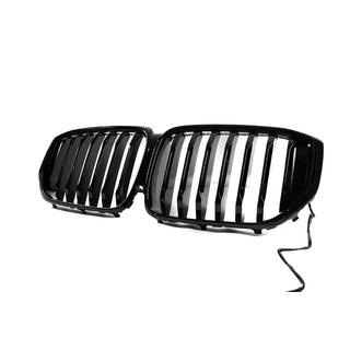 Ноздри 1 Bar LED (2023+, чёрный глянец) BMW X5 G05 2019–2026 гг. фото 3