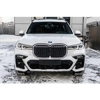 Ноздри 1 Bar LED (2019-2022, черный глянец) BMW X7 G07 2019- гг. фото 1
