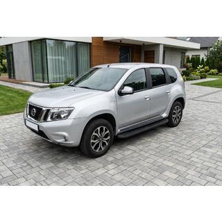 Боковые Подножки Tayga Black (2 шт., Алюминий) фото 1