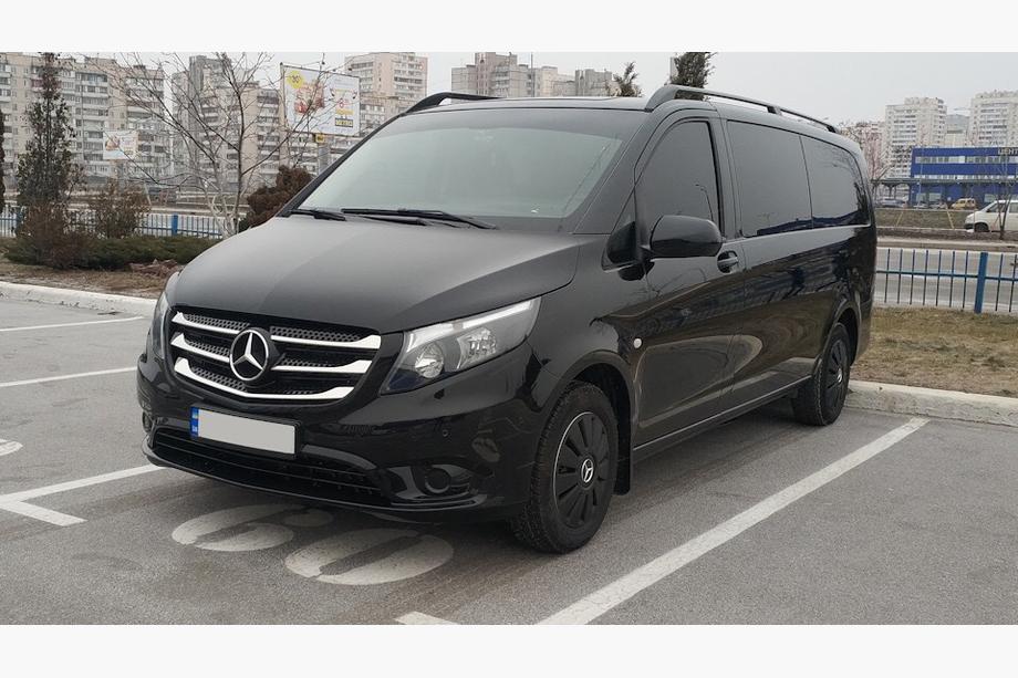 Mercedes Vito/V-class W447 2014- гг. Накладки на решетку 2014-2020 (5 шт, нержавейка) OmsaLine - Итальянская Нержавейка Фото 4