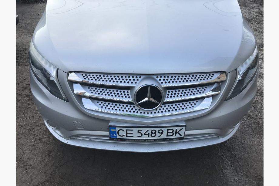 Mercedes Vito/V-class W447 2014- гг. Накладки на решетку 2014-2020 (5 шт, нержавейка) OmsaLine - Итальянская Нержавейка Фото 7