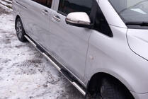 Mercedes Vito/V-class W447 2014- гг. Накладки на зеркала Часть зеркала (2 шт) фото 4