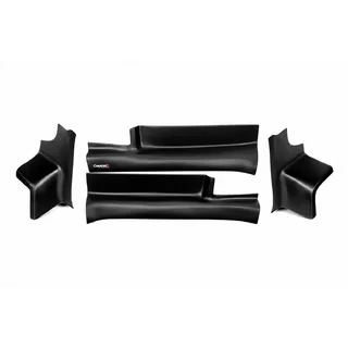 Накладки на внутренние пороги EuroCap (4 шт, ABS) фото 2