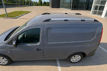 Volkswagen Caddy 2020- гг. Рейлинги хром (турецкий дизайн) фото 1