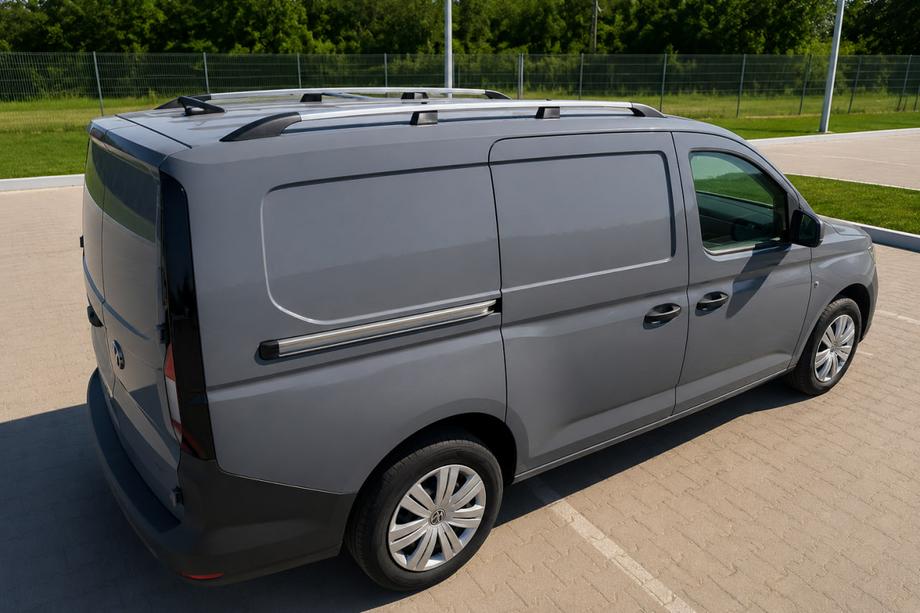 Volkswagen Caddy 2020- гг. Рейлинги хром (турецкий дизайн) Фото 4