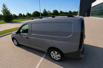 Volkswagen Caddy 2020- гг. Рейлинги на крышу черные (турецкий дизайн) фото 2