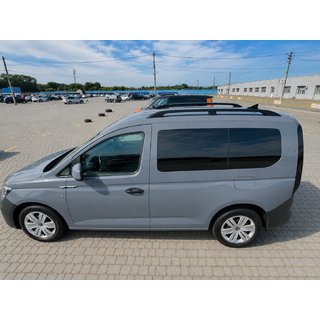 Рейлинги на крышу черные (турецкий дизайн) Ford Connect 2021- гг. фото 3