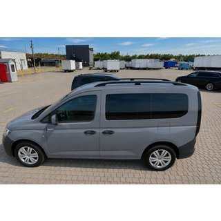 Рейлинги на крышу черные (турецкий дизайн) Ford Connect 2021- гг. фото 2
