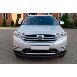 Передняя защита ST008 Black (2010-2013, нерж) фото 2