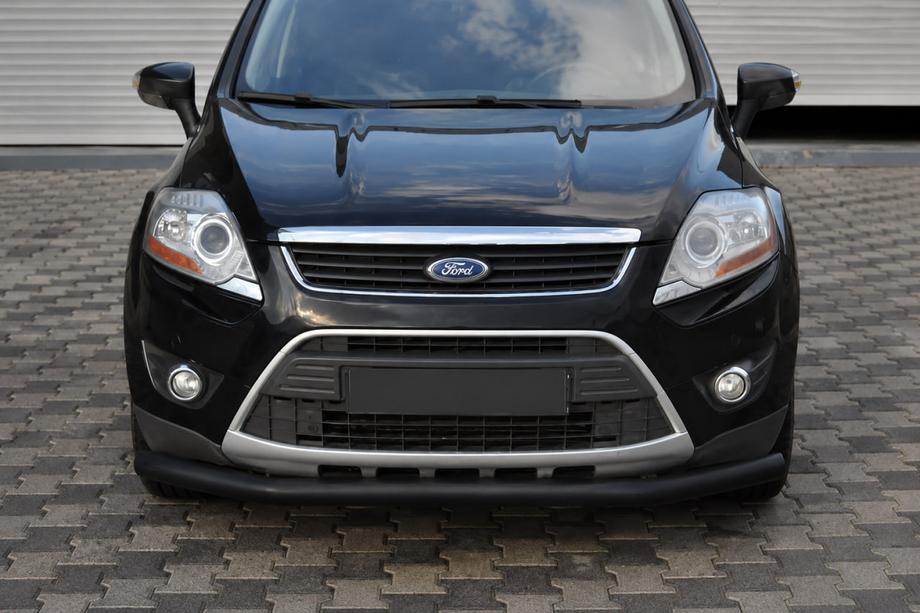 Ford Kuga 2008-2013 гг. Передняя защита ST008 Black (нерж.) Image