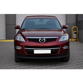 Передняя защита ST008 Black (нерж.) Mazda CX-7 2006-2012 гг. фото 2