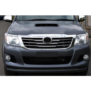 Передняя защита ST008 Black (нерж.) Toyota Hilux 2006-2015 гг. фото 1