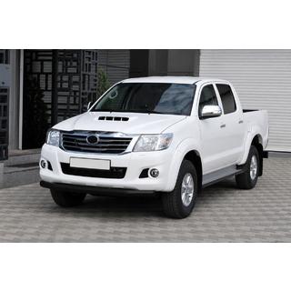 Передняя защита ST008 Black (нерж.) Toyota Hilux 2006-2015 гг. фото 3