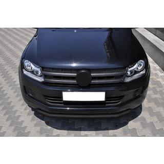 Передняя защита ST008 Черная (Нержавейка) фото 2