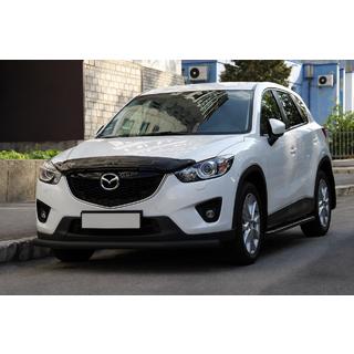 Передняя защита ST008 Черная (Нержавейка) Mazda CX-3 2015- гг. фото 1