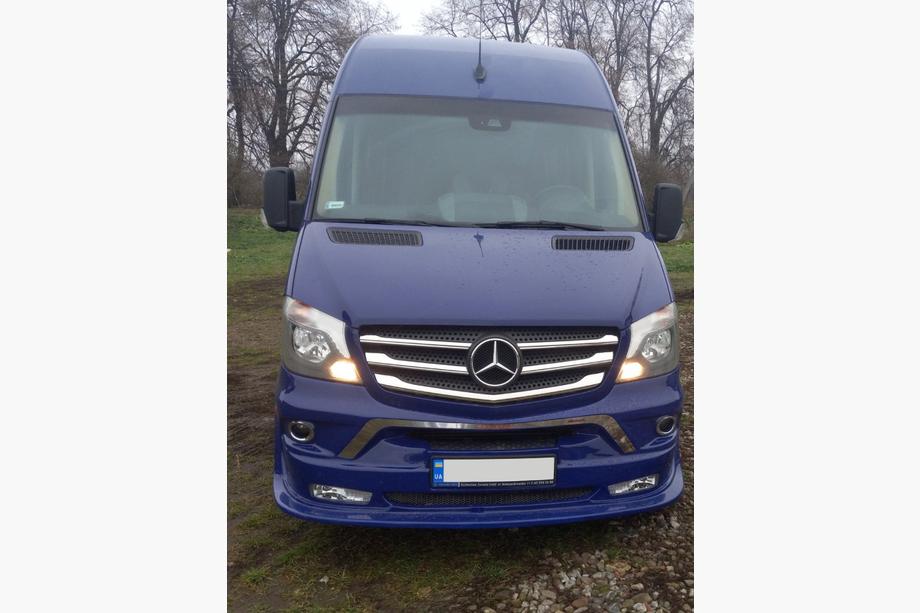 Mercedes Sprinter W906 2006–2018 гг. Накладка на передний бампер ERA (2013↗) Фото 3