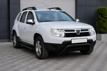 Dacia Duster 2008-2018 гг. Передняя защита ST011 Black (нерж.) фото 3