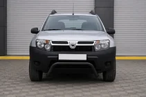 Dacia Duster 2008-2018 гг. Передняя защита ST011 Black (нерж.) фото 4