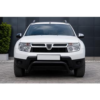 Передняя защита ST011 Black (нерж.) Dacia Duster 2008-2018 гг. фото 1