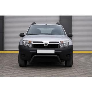 Передняя защита ST011 Black (нерж.) Dacia Duster 2008-2018 гг. фото 4