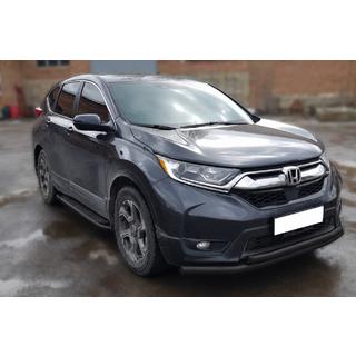 Передняя защита ST014 Black (2016-2019, нерж.) фото 2