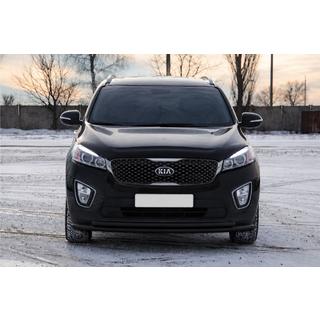 Передняя защита ST014 60/42 мм Black (нерж.) фото 3