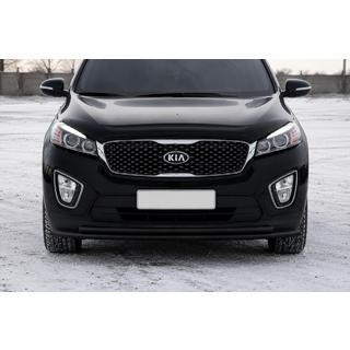 Передняя защита ST014 60/42 мм Black (нерж.) фото 4