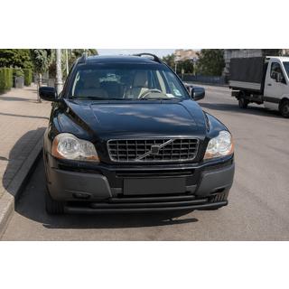 Передняя защита ST014-2 Black (нерж.) Volvo XC90 2002-2014 гг. фото 2