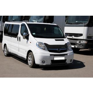 Передняя защита ST014/2 Black (нерж.) Nissan Primastar 2002-2014 гг. фото 2