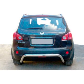Задняя дуга AK007 (нержавейка) Nissan Qashqai 2010-2014 гг. фото 1