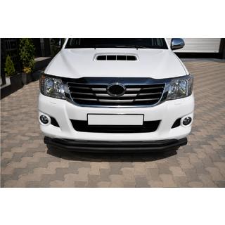 Передняя защита ST017 Black (нерж. сталь) Toyota Hilux 2006-2015 гг. фото 1