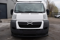 Peugeot Boxer 2006-2025 гг. Передняя дуга ST008 Black (нерж.) фото 1