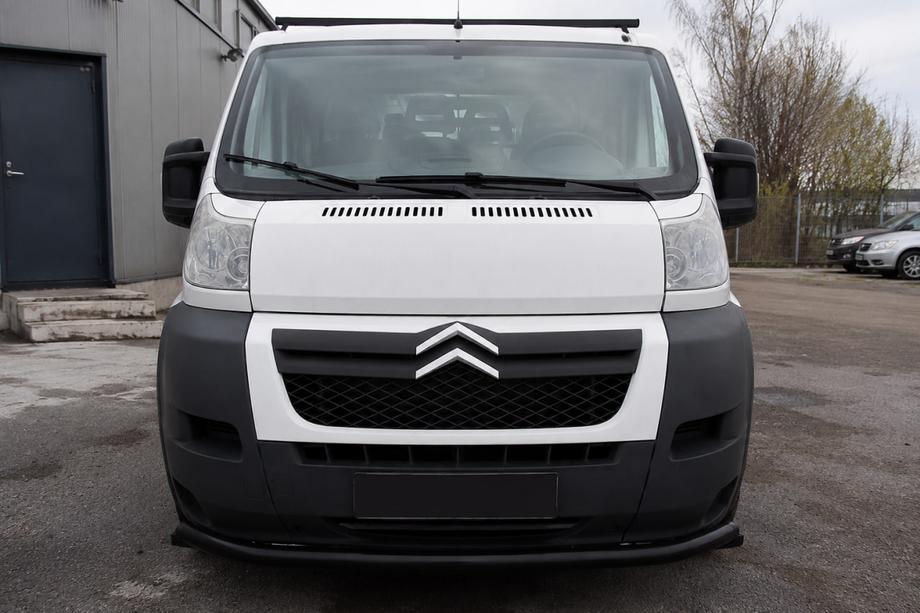 Citroen Jumper 2007-2025 гг. Передняя дуга ST008 Black (нерж.) Image